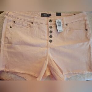 🌸 Torrid Pink Jean Shorts with Smooth Finish